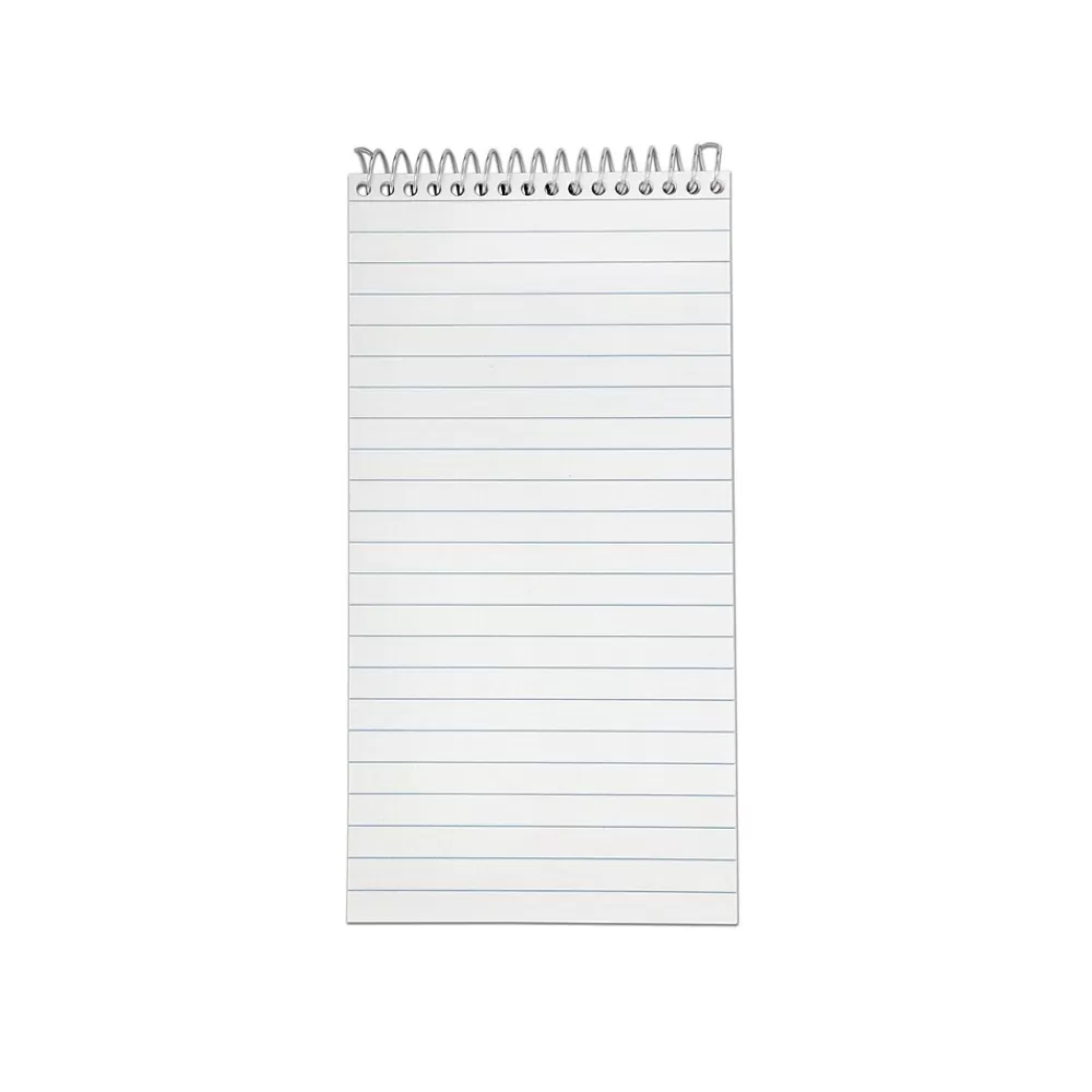 Ampad Notepads<Earthwise Reporter's Notepads, 4" x 8", Gregg Ruled, White, 70 Sheets/Pad, 12 Pads/Pack (TOP25-280R)