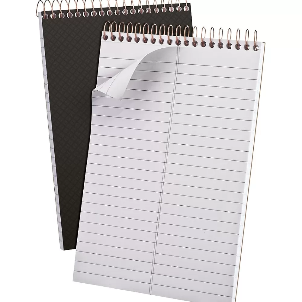 Ampad Notepads<Gold Fibre Steno Pad, 6" x 9", Gregg Ruled, Gray, 100 Sheets/Pad (20-808R)