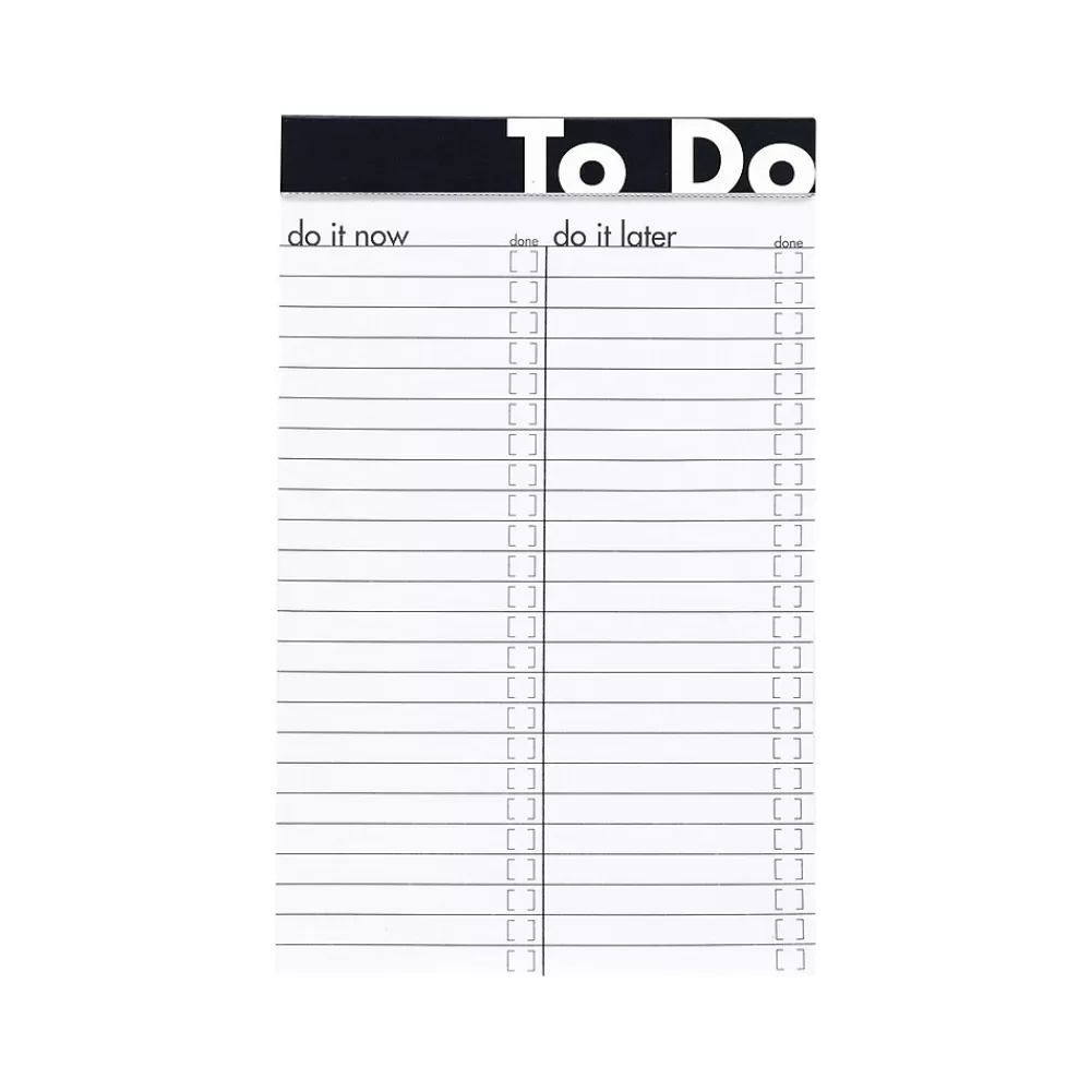 Ampad Notepads<To Do Notepad, 5" x 8", Wide Ruled, Assorted Colors, 50 Sheets/Pad (20-001)