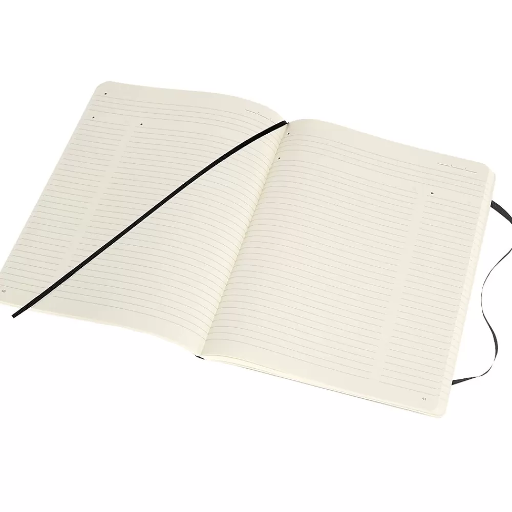 Assorted Publishers Notebooks<Professional Notebooks, 7.5" x 9.75", Narrow Ruled, 96 Sheets, Black (620831)