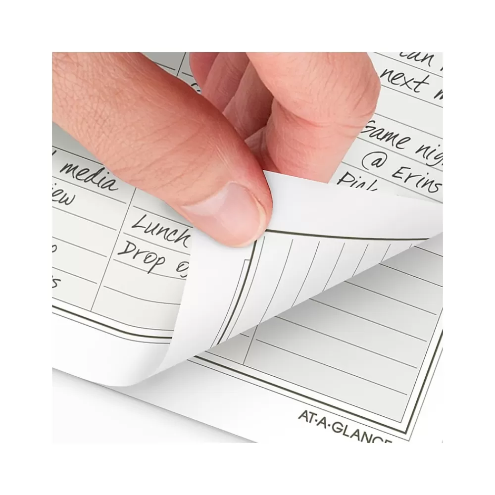 AT-A-GLANCE Calendars & Planners Refills<2025 5.5" x 8.5" Daily & Monthly Planner Refill Pages, White/Brown (481-225-25)