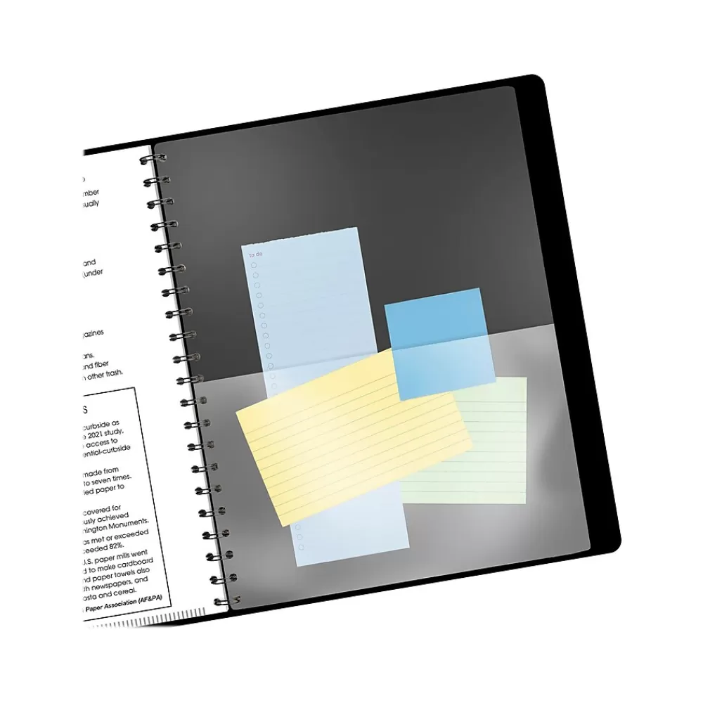 AT-A-GLANCE Academic Planners<2024-2025 Contemporary 8.25" x 11" Academic Weekly & Monthly Planner, Faux Leather Cover, Black (70-957X-05-25)