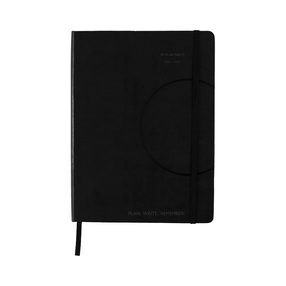 AT-A-GLANCE Academic Planners<2024-2025 Plan. Write. Remember. 7.5" x 10" Academic Weekly & Monthly Appointment Book, Paperboard Cover, Black