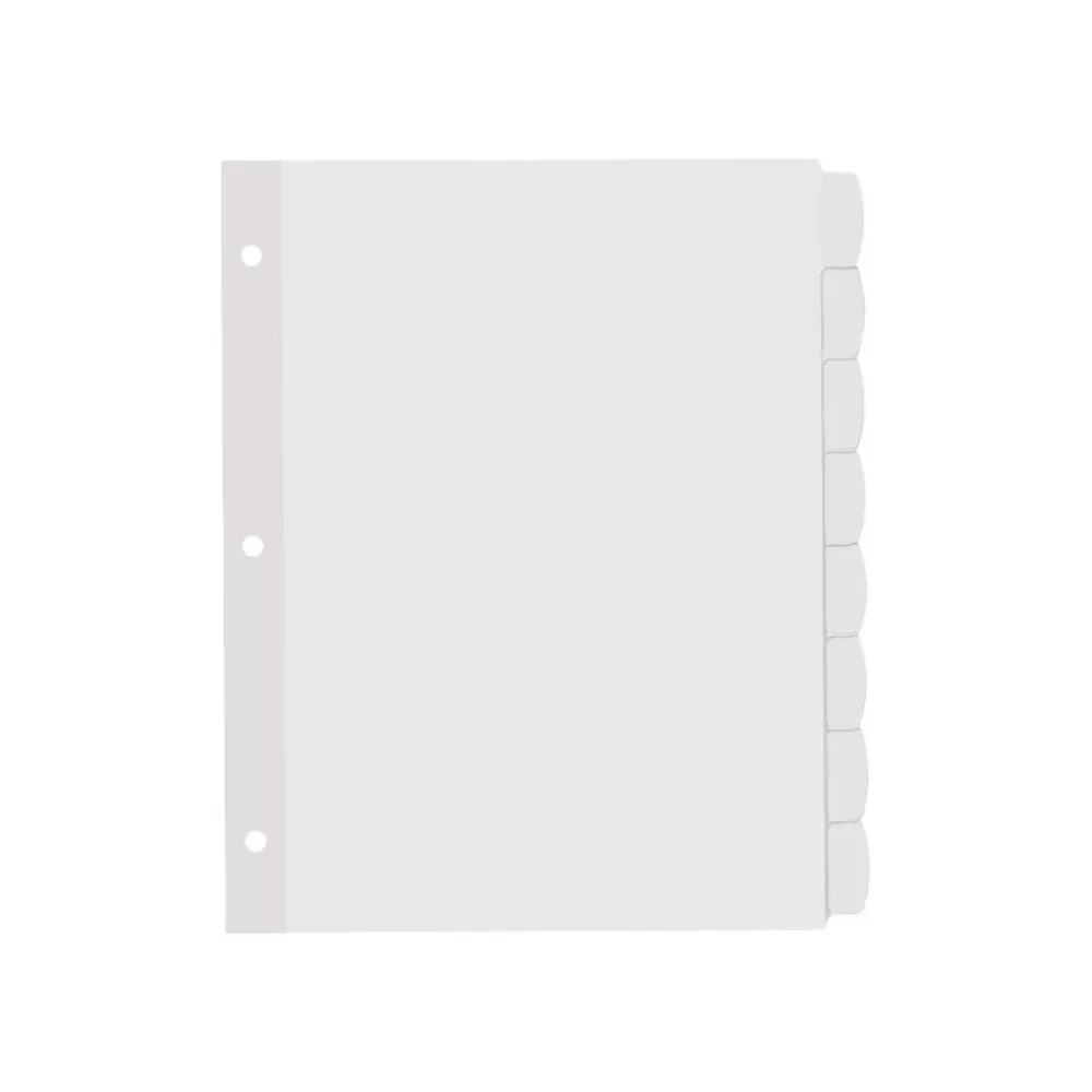Avery Dividers<Big Tab Printable Paper Dividers with White Labels, 8 Tabs, 20 Sets/Pack (11435)