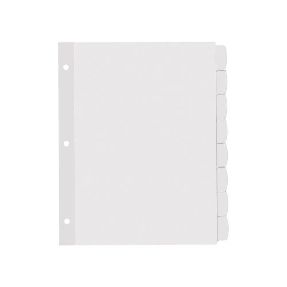 Avery Dividers<Big Tab Printable Paper Dividers with White Labels, 8 Tabs, 4 Sets/Pack (14433)