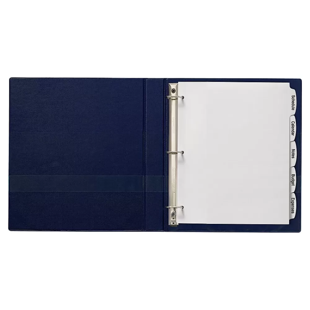Avery Dividers<Big Tab Printable Paper Dividers with White Labels, 5 Tabs, 4 Sets/Pack (11432)