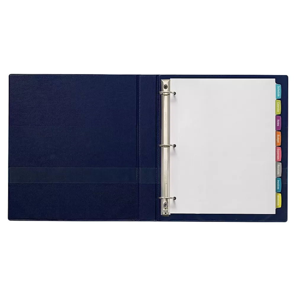 Avery Dividers<Big Tab Printable Paper Dividers with White Labels, 8 Tabs, 4 Sets/Pack (14433)
