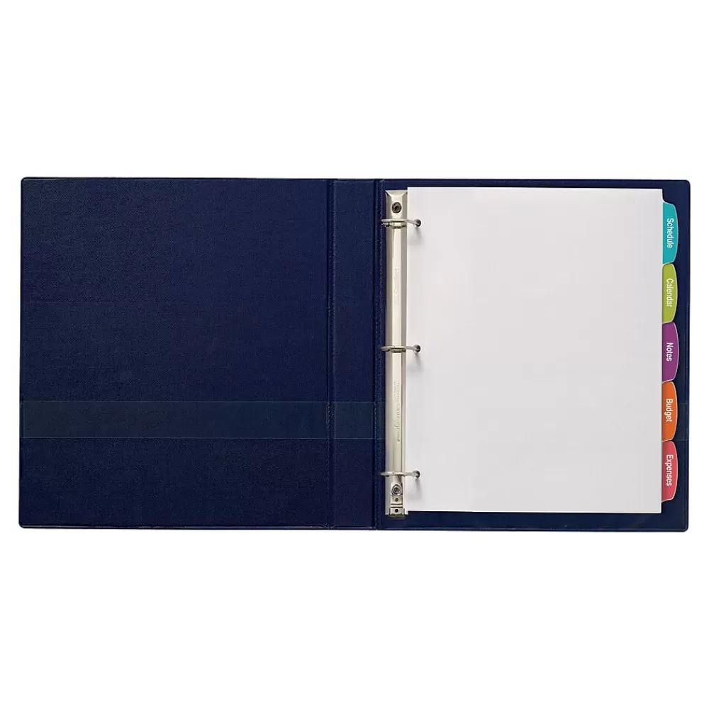 Avery Dividers<Big Tab Printable Paper Dividers with White Labels, 5 Tabs, 4 Sets/Pack (11432)