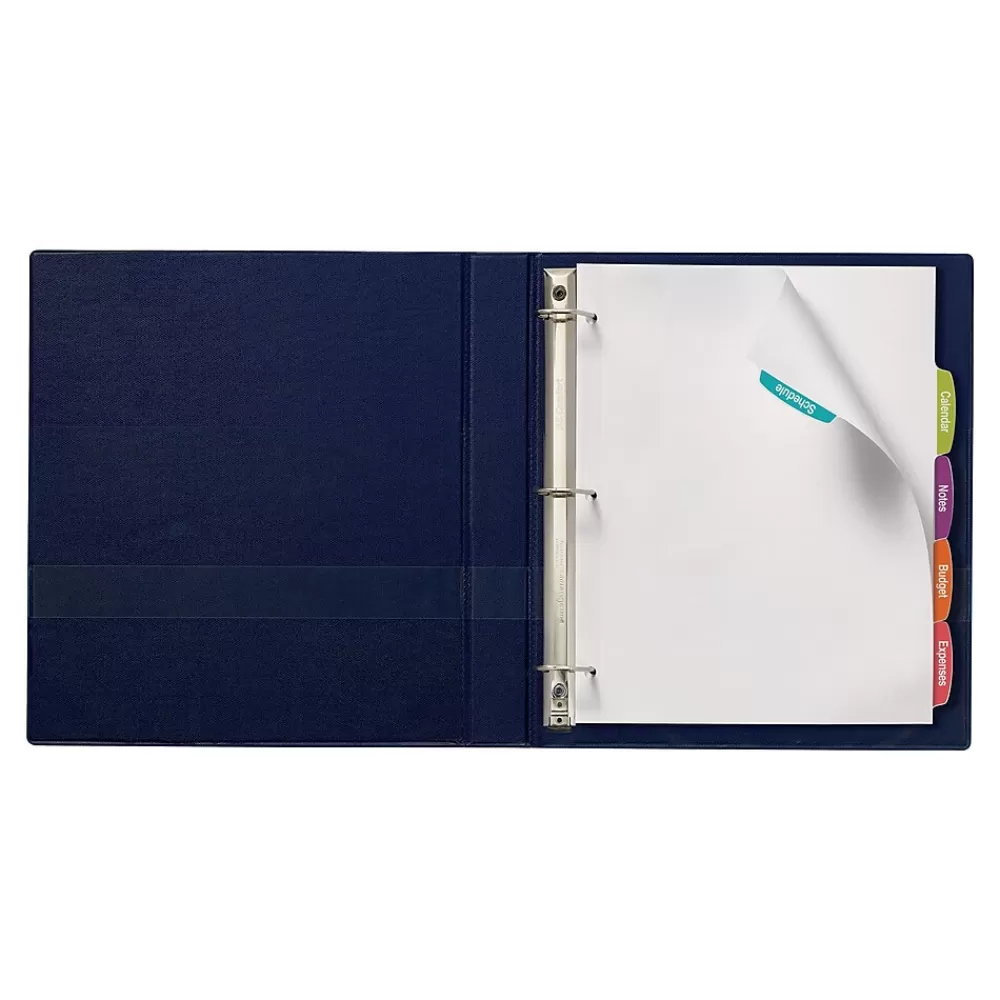 Avery Dividers<Big Tab Printable Paper Dividers with White Labels, 5 Tabs, 4 Sets/Pack (11432)