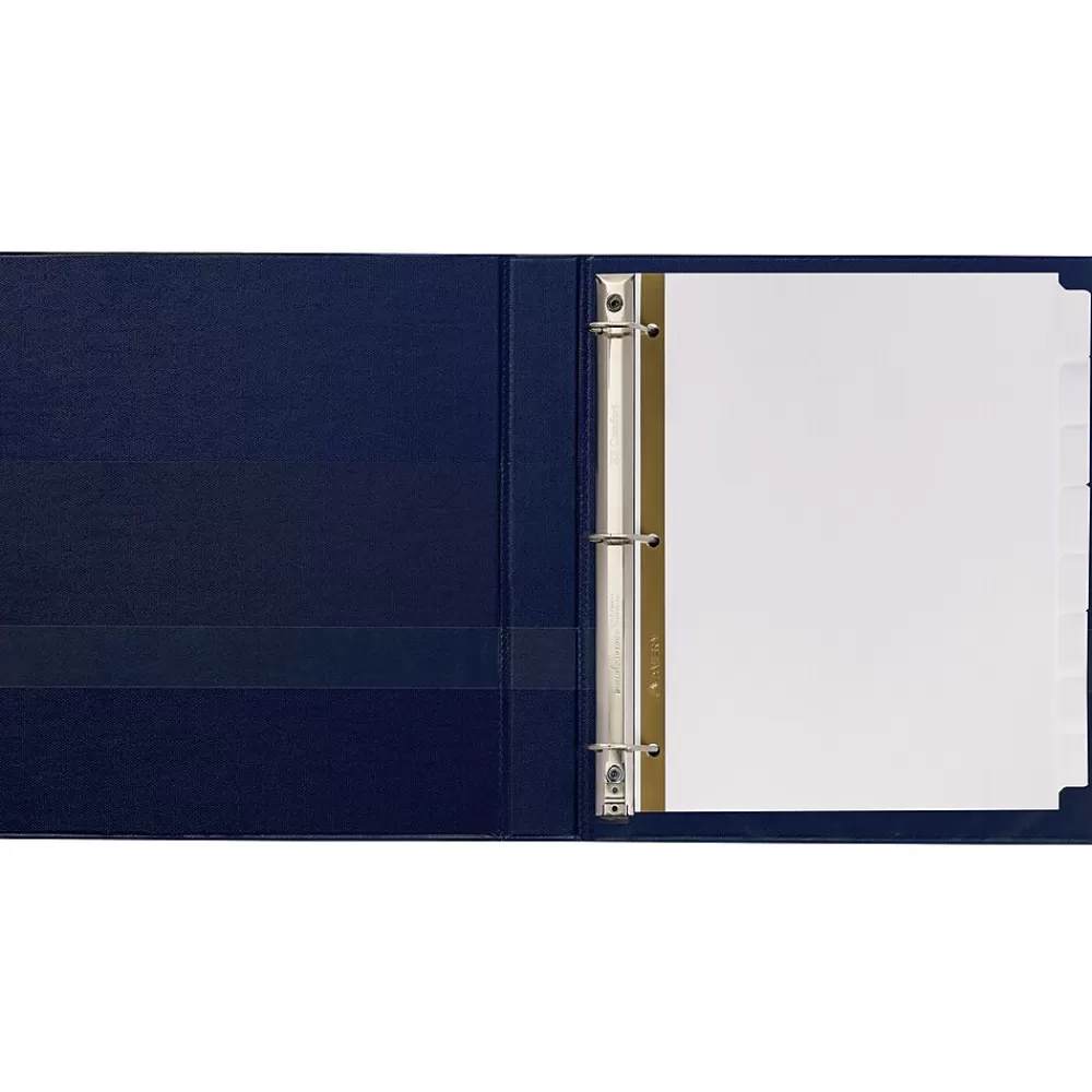 Avery Dividers<Big Tab Write & Erase Paper Dividers, 8 Tab, White, 48 Sets/Carton (23078CT)