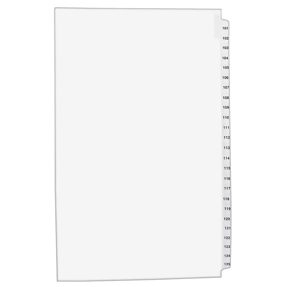 Avery Dividers<Collated Preprinted Dividers, 25-Tabs, White, Set (01434)