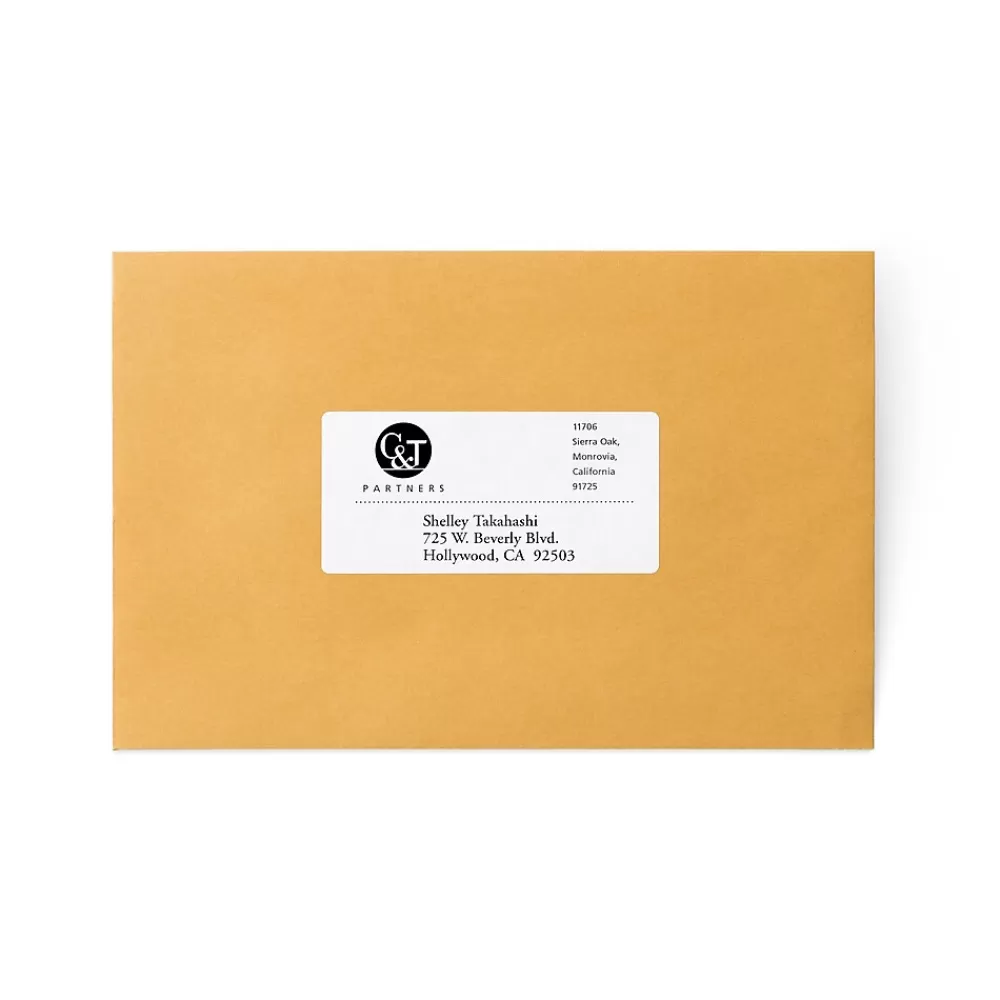 Avery Labels<Computer Labels, Dot Matrix Labels and Pin-Feed Labels, 1-15/16" x 4", White, 5,000 Labels/Pack (4022)