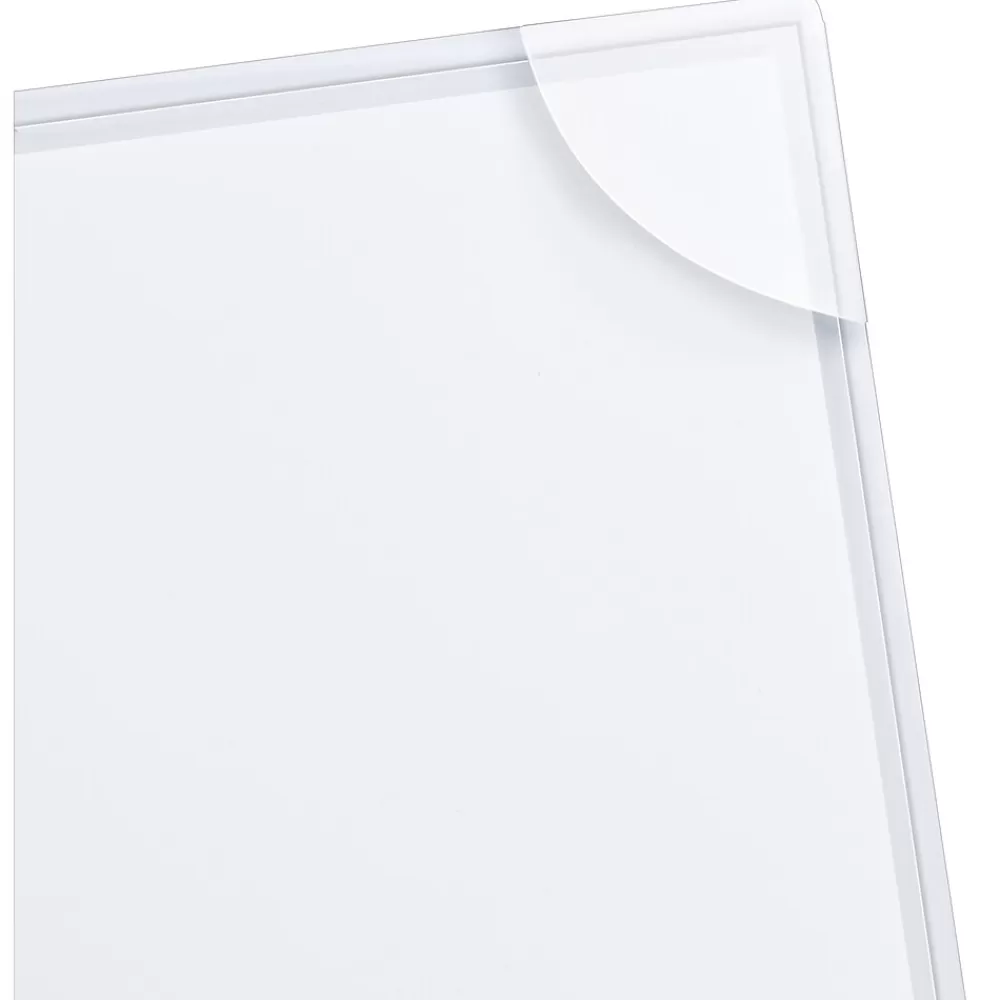 Avery Sheet Protectors<Corner Lock, 3-Hole Punched Plastic Sleeves, Heavyweight, 8-1/2” x 11”, Clear, 4/Pack (72269)