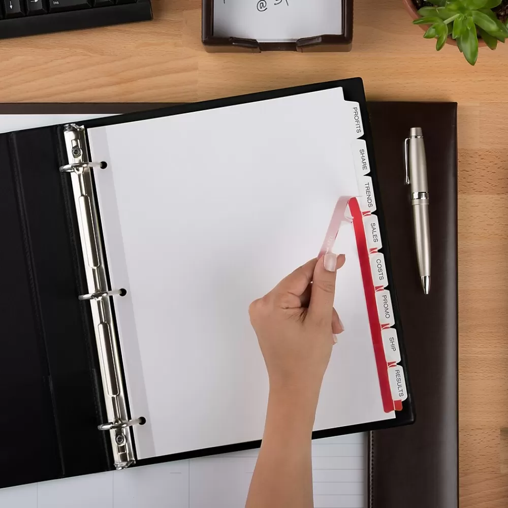 Avery Dividers<Index Maker Paper Dividers with Print & Apply Label Sheets, 8 Tabs, White (11417)