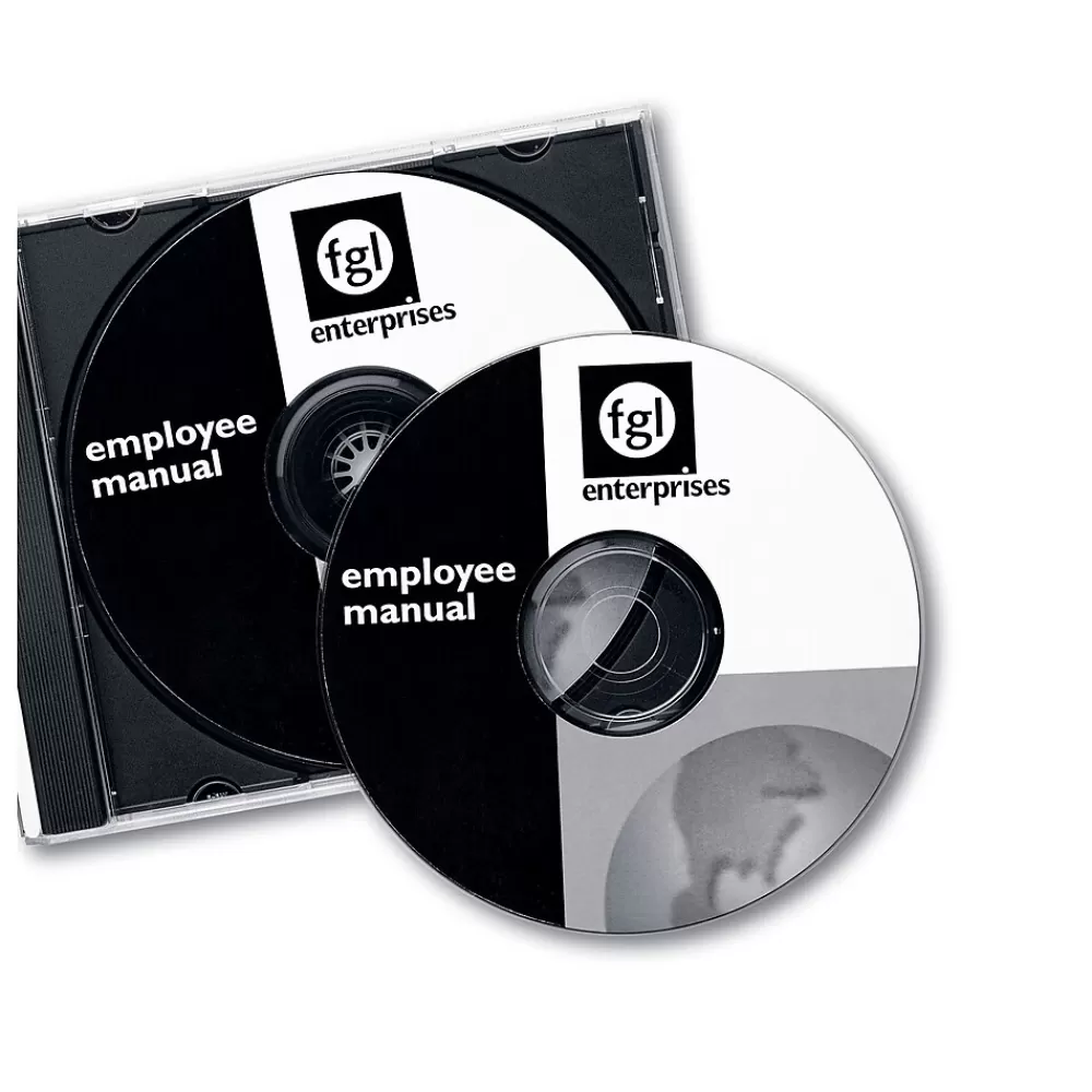 Avery Labels<Laser Media Labels, White Matte, 100 Disc and 200 Spine Labels/Pack (5698)