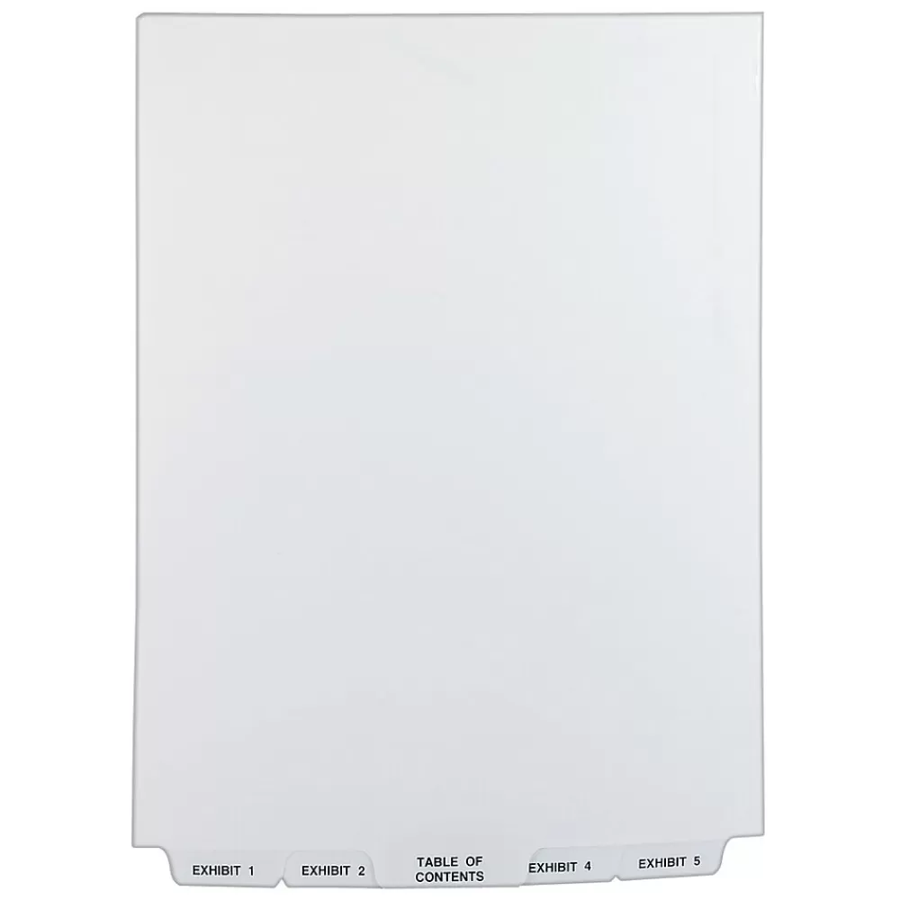 Avery Dividers<Premium Collated Legal Paper Dividers, 1-25 & Table of Content Tabs, White, Style, Letter Size, Bottom Tab (11378)
