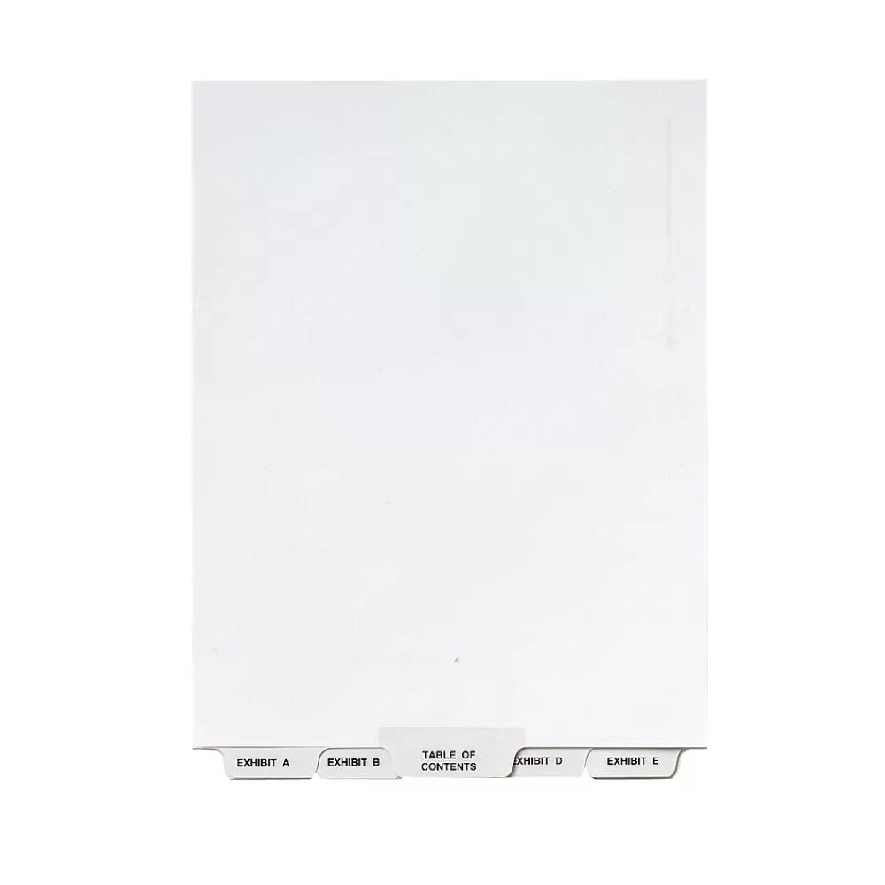 Avery Dividers<Premium Collated Legal Paper Dividers, A-Z & Table of Content Tabs, White, Style, Letter Size, Bottom Tab (11376)