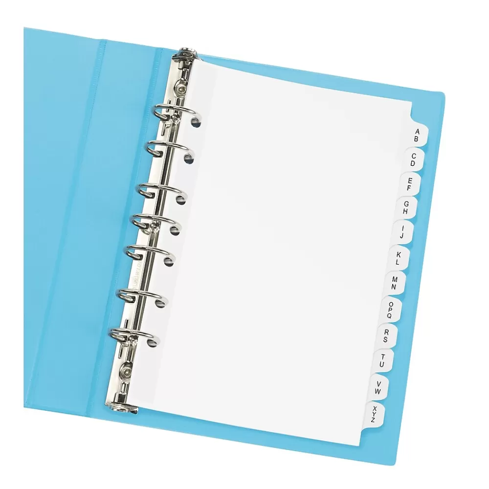 Avery Dividers<Pre-Printed Mini Paper Dividers, A-Z Tabs, White (11313)