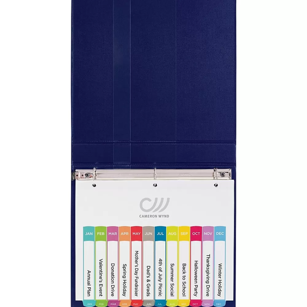 Avery Dividers<Ready Index Table of Contents Paper Dividers, 1-12 Tabs, Contemporary Multicolor (11847)