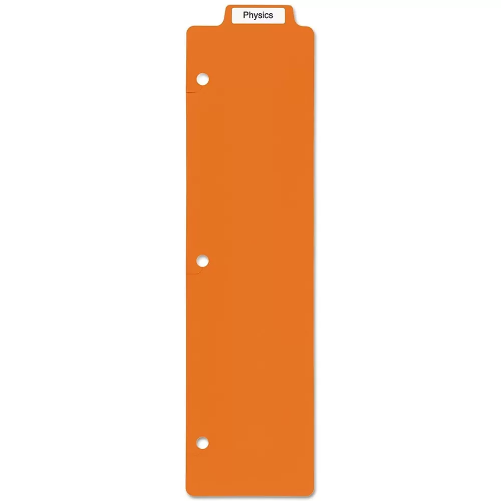 Avery Dividers<Snap-In Plastic Bookmark Dividers, Assorted Colors with White Labels, Set of 5 (24908)