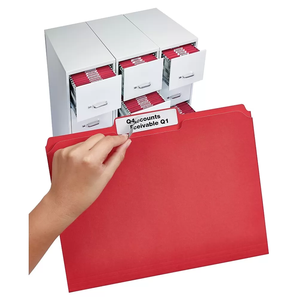 Avery Labels<TrueBlock Laser/Inkjet Extra Large File Folder Labels, 15/16" x 3-7/16", White, 450 Labels/Pack (5027)