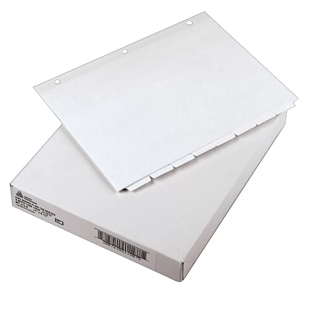 Avery Dividers<Write & Erase Paper Dividers, 8 Tabs, White, 24 Sets/Box (11507)