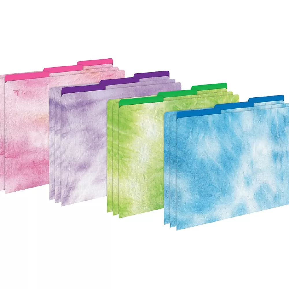 Barker Creek File Folders<Beautiful Chevron File Folder, 1/3-Cut Tab, Letter Size, Assorted, 107/Set (151)