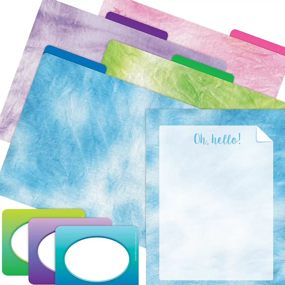Barker Creek File Folders<Blue Ombré File Folder, 1/3-Cut Tab, Letter Size, Assorted, 107/Set (152)