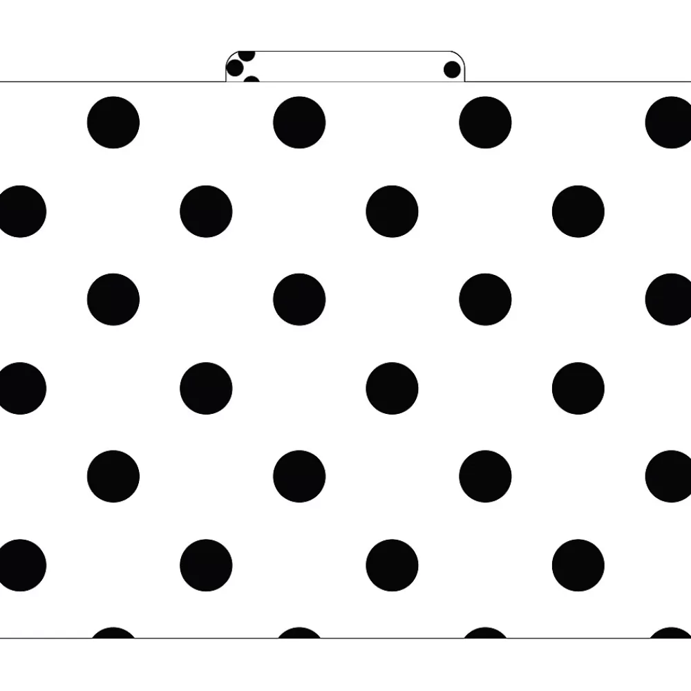 Barker Creek File Folders<File Folder Set, 1/3-Cut Tab, Letter Size, Black & White Dot, 12/Pack (2004)