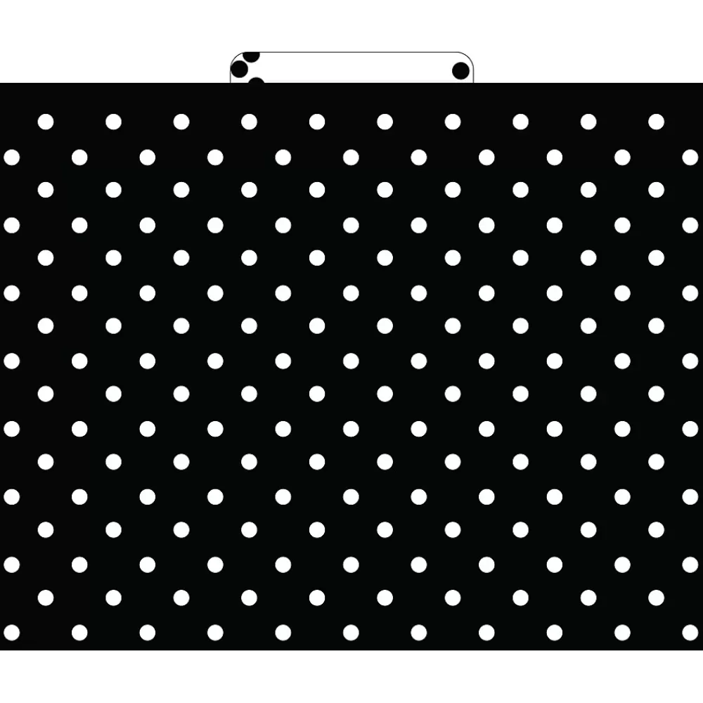 Barker Creek File Folders<File Folder Set, 1/3-Cut Tab, Letter Size, Black & White Dot, 12/Pack (2004)