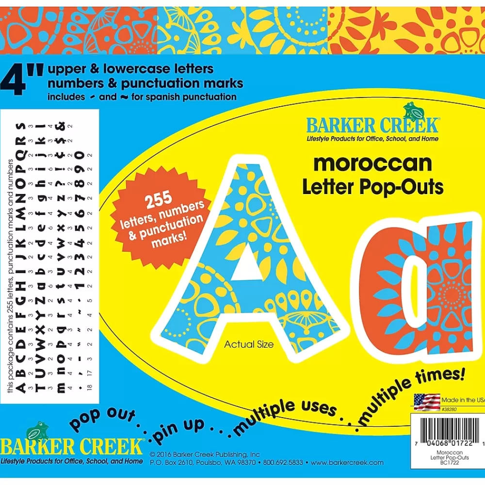 Barker Creek File Folders<Moroccan Designer Classroom Set, 479 Pieces/Set (BC3566)