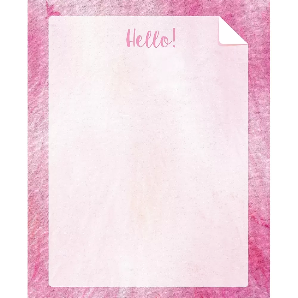 Barker Creek File Folders<Pink Tie-Dye File Folder, 1/3-Cut Tab, Letter Size, Assorted, 107/Set (157)