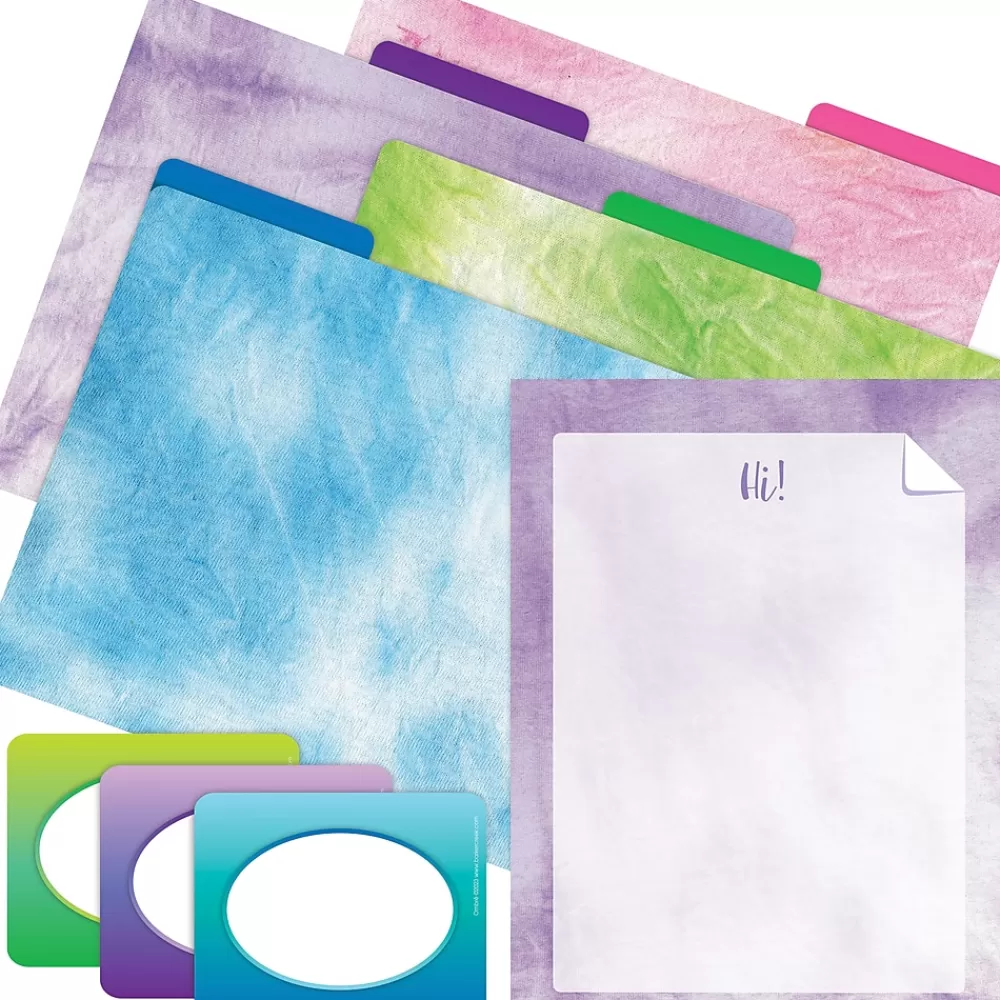 Barker Creek File Folders<Purple Ombré File Folder, 1/3-Cut Tab, Letter Size, Assorted, 107/Set (154)