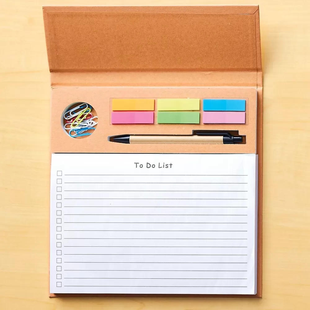 Baudville Notepads<Make a Difference Memo Pad, 8.75" x 6", Narrow Ruled, 100 Sheets/Pad, 2 Pads/Pack (1393297P231)