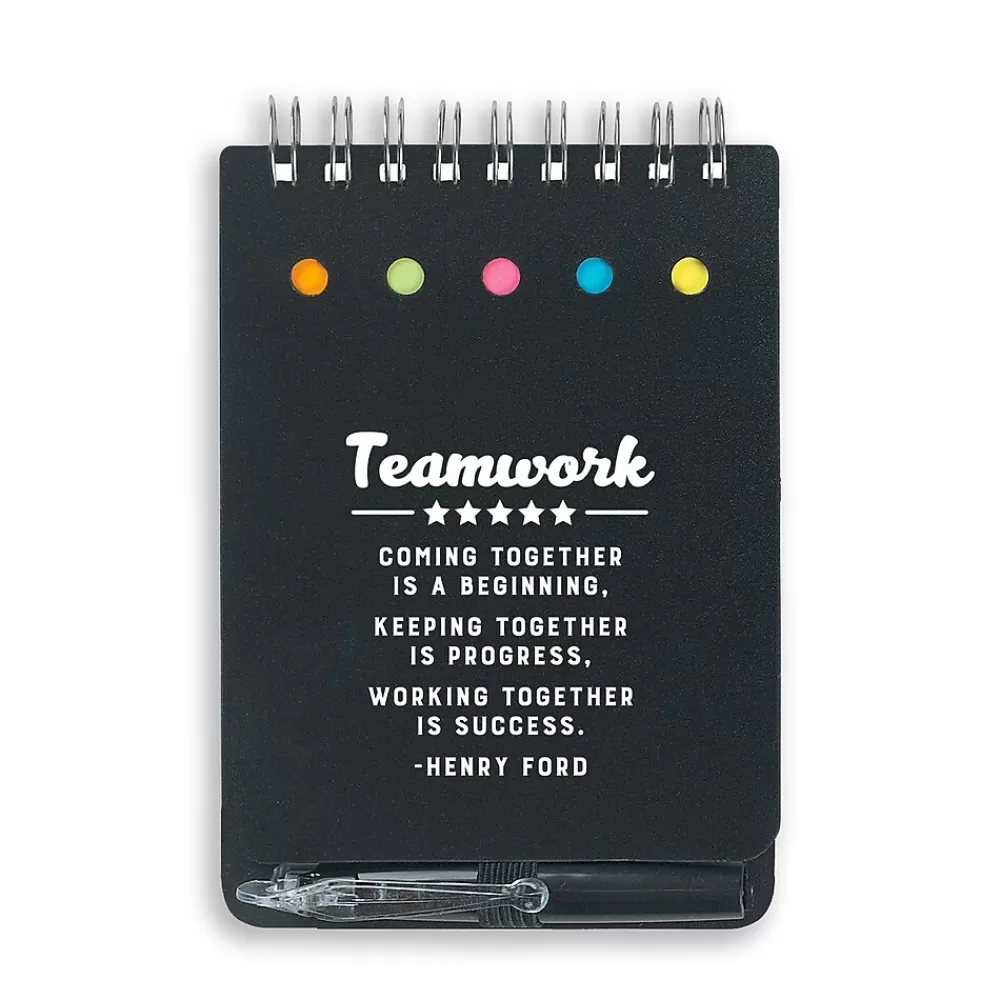 Baudville Journals<Teamwork Pocket Journal, 3" x 4", Narrow Ruled, 80 Pages, 3/Pack (1399868P331)
