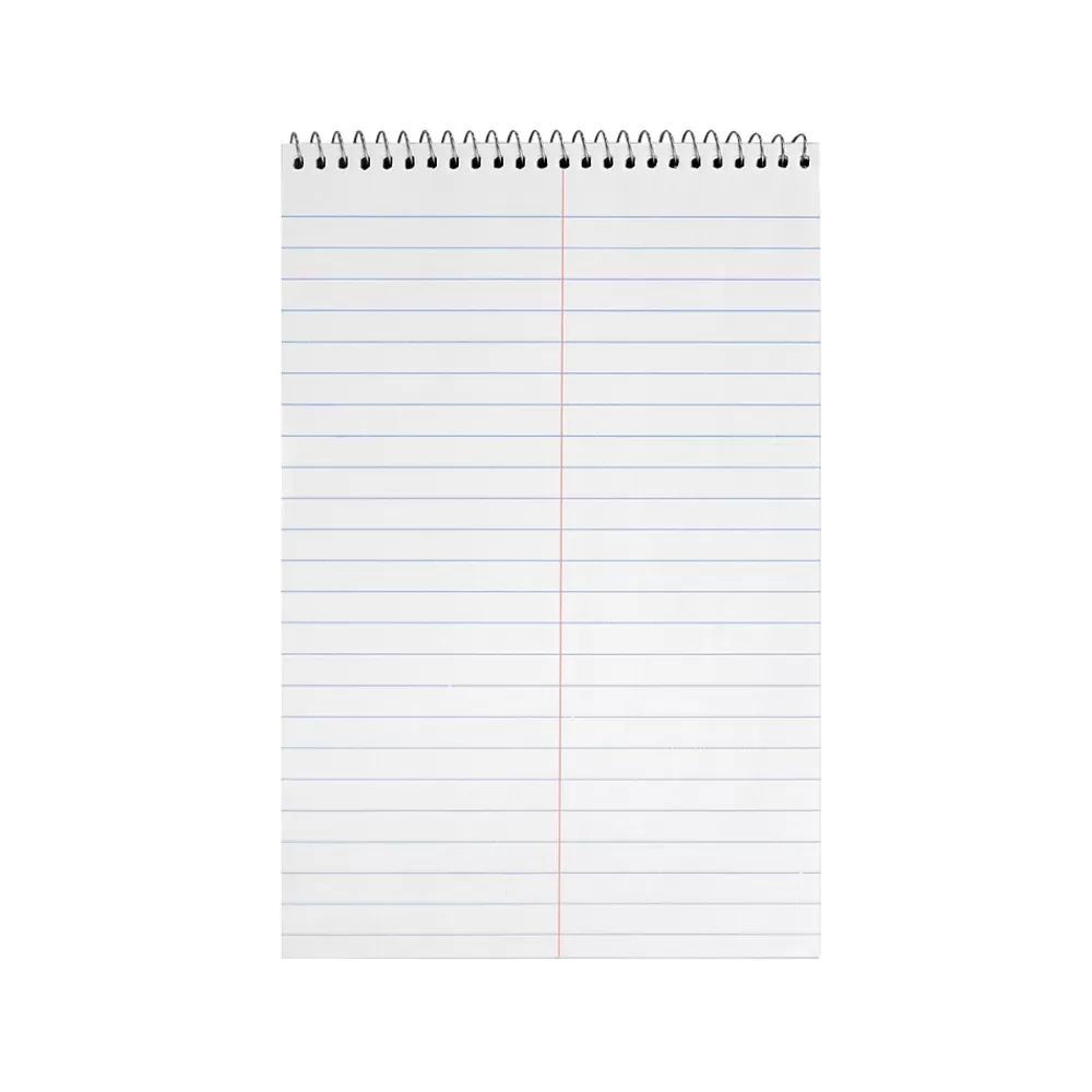 Better Office Notepads<Steno Pad, 6" x 9", Gregg-Ruled, Yellow, 60 Sheets/Pad, 8 Pads/Pack (25808-8PK)