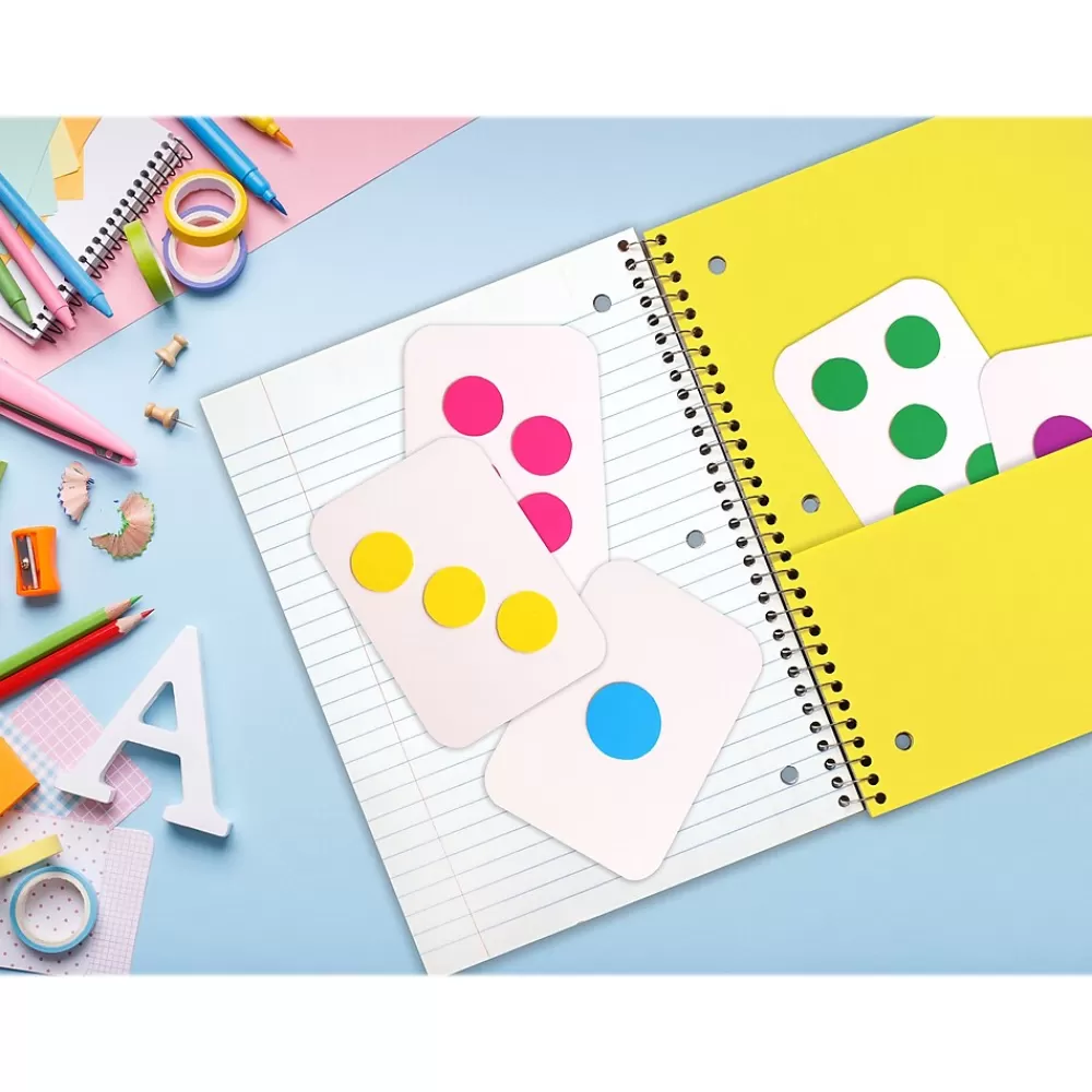 Better Office Subject Notebooks<3-Subject Notebooks, 8" x 10.5", Wide Ruled, 120 Sheets, 6/Pack (25636-6PK)