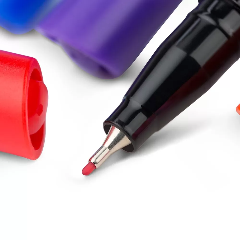 BIC Pens<Intensity Fineliner Felt Pens, Fine Point, Assorted Inks, 10/Pack (FPINFAP10-AST)