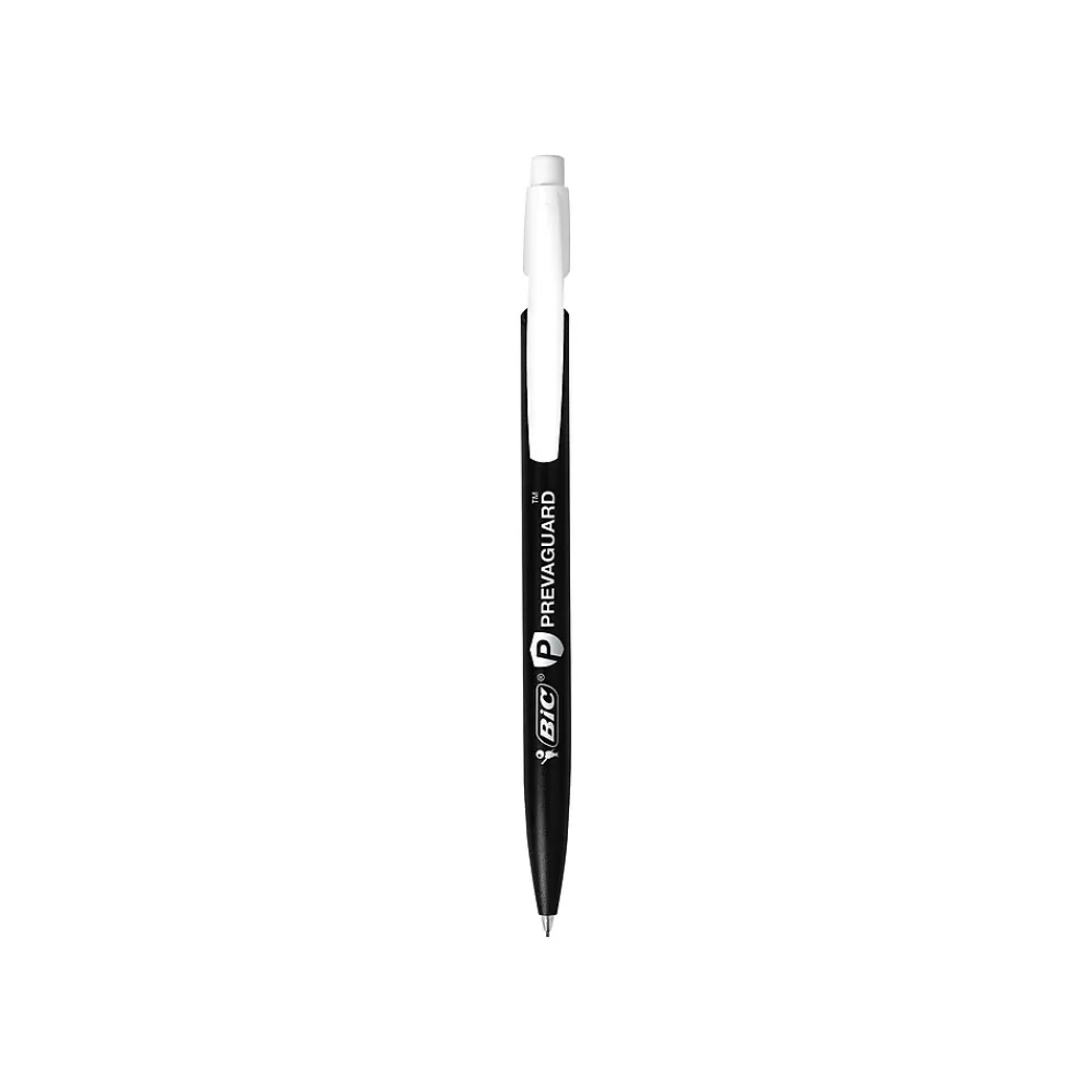 BIC Pencils<Prevaguard Media Clic Mechanical Pencil, 0.7mm, #2 Medium Lead, Dozen (MPCMA11-BLK)