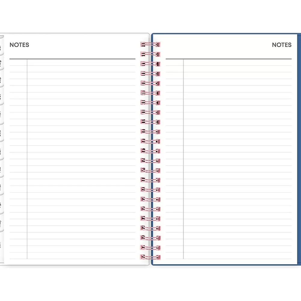 Blue Sky Academic Planners<2024-2025 Brandice 5" x 8" Academic Weekly & Monthly Planner, Plastic Cover, Multicolor (146853)