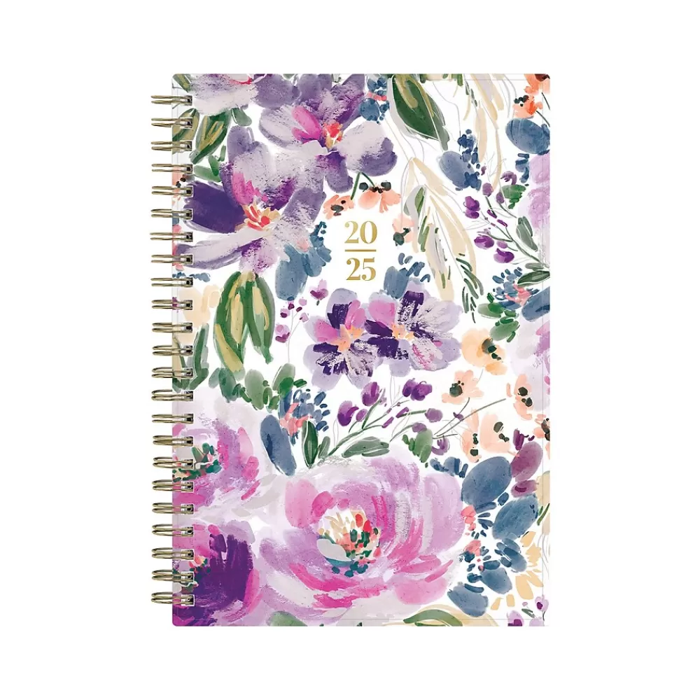 Blue Sky 2025 Planners<2025 Britt Mills Ella Bloom 5" x 8" Weekly & Monthly Planner, Plastic Cover, Multicolor (152471)