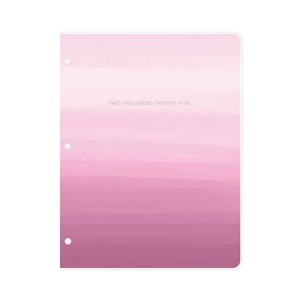 Blue Sky 2025 Planners<2025 Juno 8.5" x 11" Monthly Planner, Plastic Cover, Pink (152266)