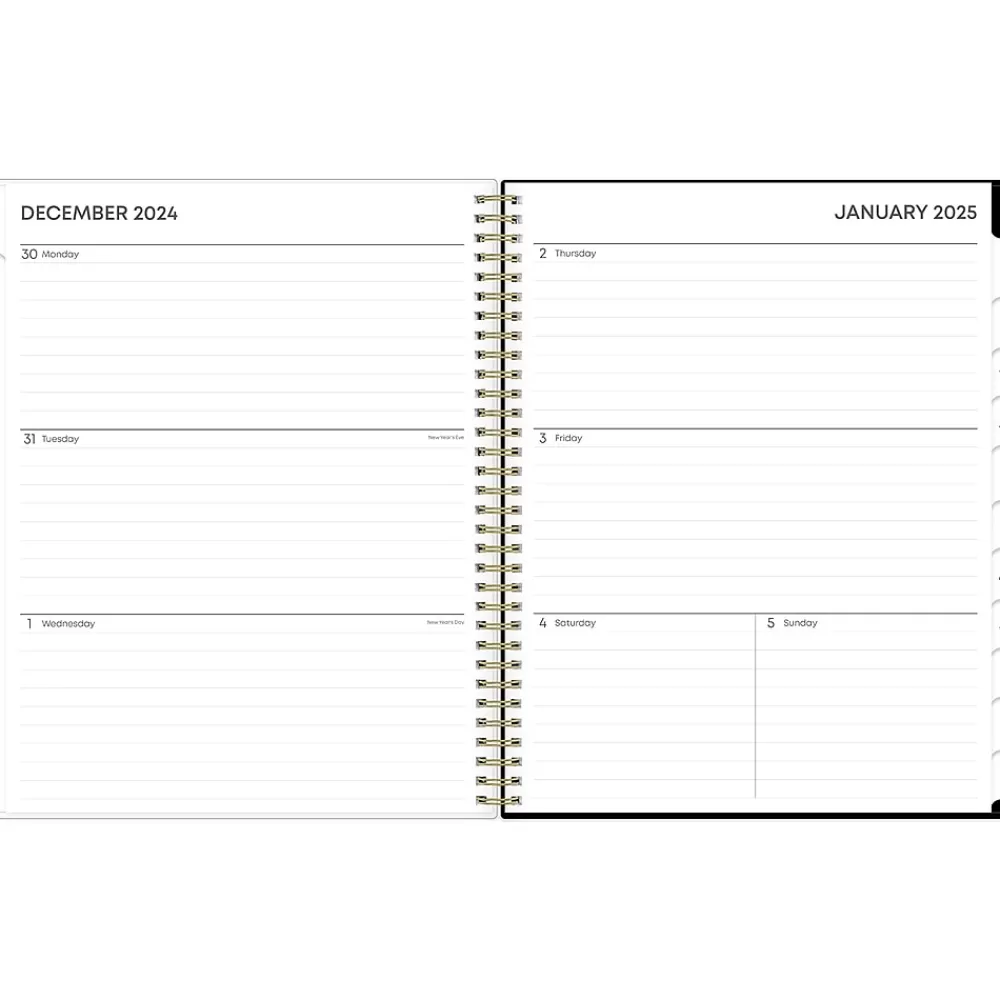 Blue Sky 2025 Planners<2025 Nevaeh 8.5" x 11" Weekly & Monthly Planner, Plastic Cover, Multicolor (143945-25)