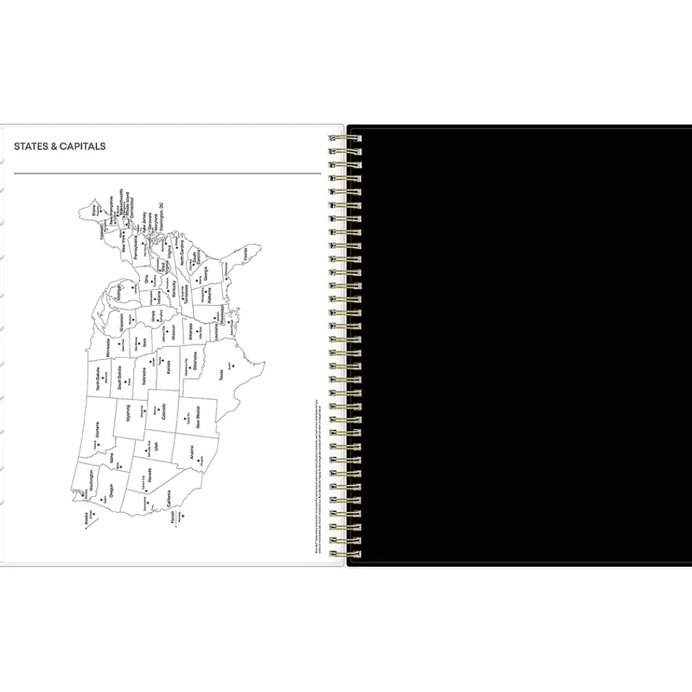 Blue Sky 2025 Planners<2025 Nevaeh 8.5" x 11" Weekly & Monthly Planner, Plastic Cover, Multicolor (143945-25)