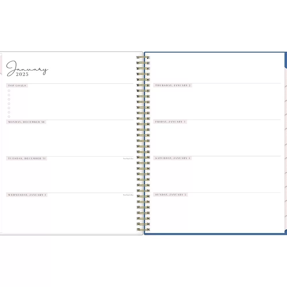 Blue Sky 2025 Planners<2025 Rachel Parcell Tressa 8.5" x 11" Weekly & Monthly Planner, Plastic Cover, Multicolor (151193)