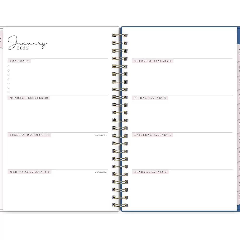 Blue Sky 2025 Planners<2025 Rachel Parcell Tressa 5" x 8" Weekly & Monthly Planner, Plastic Cover, Multicolor (151194)