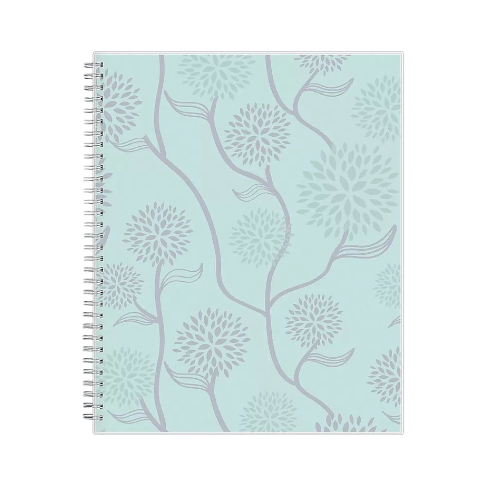 Blue Sky 2025 Planners<2025 Rue Du Flore 8.5" x 11" Weekly & Monthly Planner, Plastic Cover, Green/Gray (101602-25)