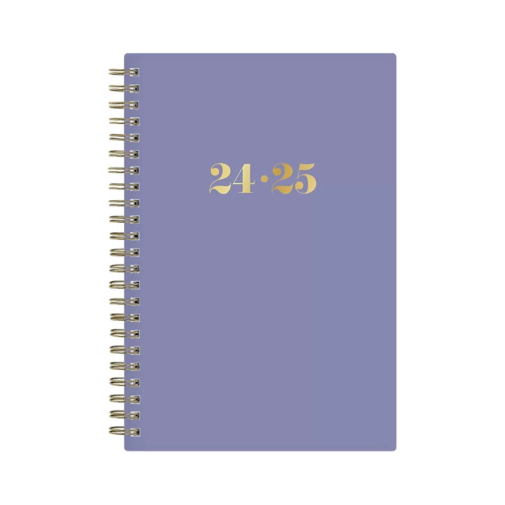 Blue Sky Academic Planners<2024-2025 The House That Lars Built Mystic Violet 5" x 8" Academic Weekly & Monthly Planner, Plastic Cover