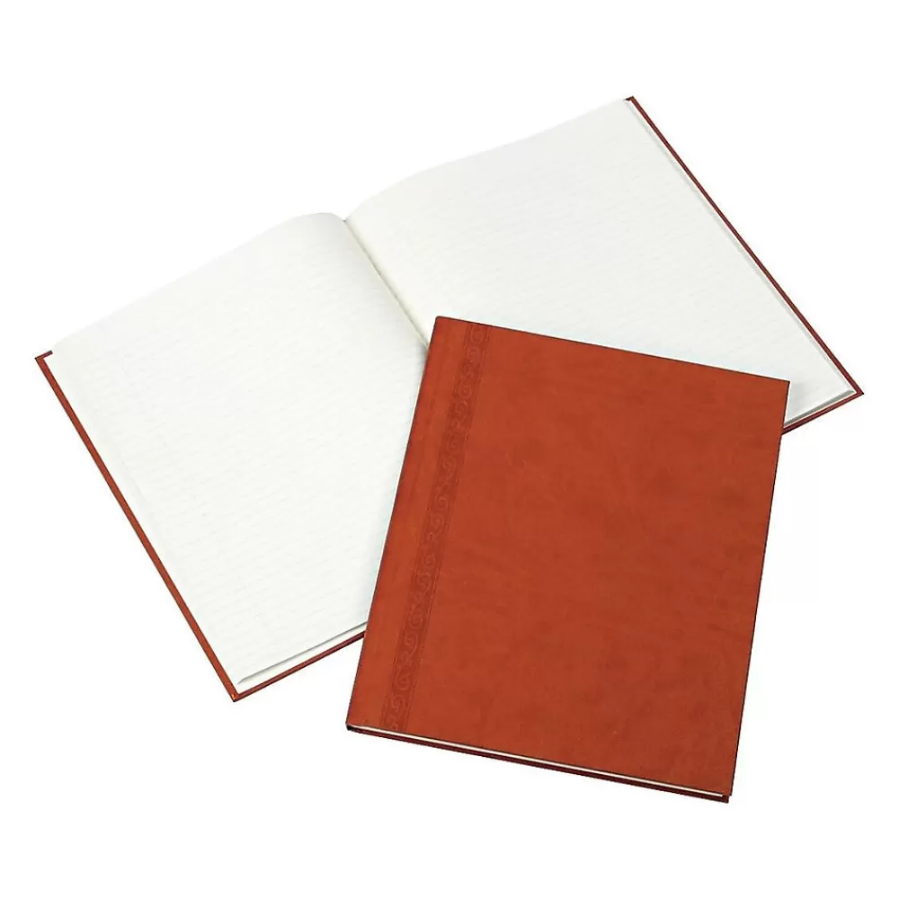 Blueline Journals<Da Vinci Hardcover Journal, 7.25" x 9.25", College Ruled, Tan, 150 Pages (A8005)