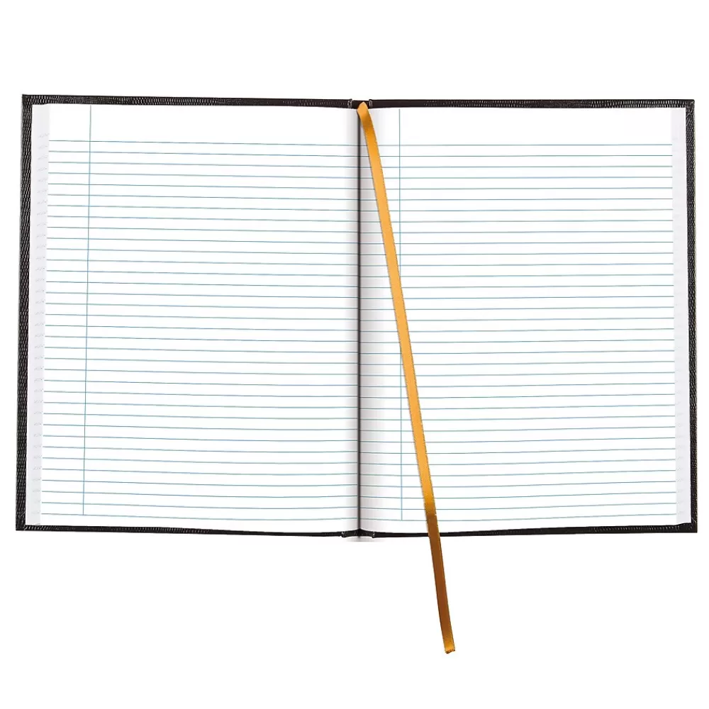 Blueline Journals<Executive Hardcover Journal, 8.5" x 10.75", College Ruled, Black, 150 Pages (A10.81)